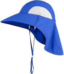 img 2 attached to Ultimate Protection with Connectyle Kids Large Brim UV Sun Hat – Neck Flap & Mesh Fishing Cap