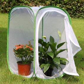 img 2 attached to Enhance Your Butterfly Experience with RESTCLOUD Butterfly Habitat Terrarium Polyester