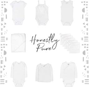 img 2 attached to 👚 HonestBaby Girls' Organic Cotton T Shirt Multi Packs - Clothing, Tops, Tees & Blouses