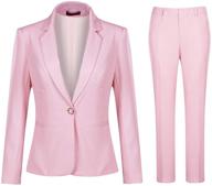 womens piece office button blazer women's clothing for suiting & blazers logo