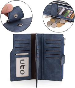 img 1 attached to 👜 Stylish Leather Women's Handbags & Wallets with UTO Organizer and Anti-Theft Closure