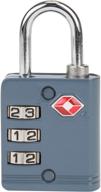 🔒 travelon slate tsa-approved luggage lock logo