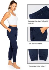 img 1 attached to Lightweight Yoga Joggers for Women - Stelle Athletic Sweatpants with Pockets 28-Inch