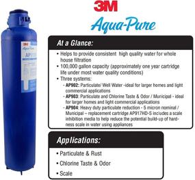 img 4 attached to 🚰 3M Aqua-Pure AP910R Water Filter Cartridge: Sanitary Quick Change Replacement, 1 Per Case - Find Now!