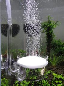 img 4 attached to 🌿 Enhanced Aquarium Planted Tank CO2 Diffuser - JARDLI Pollen Glass with U-Shape Connecting Tube