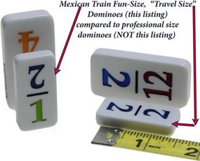 img 2 attached to 🎴 Vibrantly Colored Mexican Double Dominoes: A Visual Twist on Classic Numbers