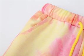 img 2 attached to Colorful and Comfy: Frogwill Tie Dye 🐸 Joggers with Pocket for Teen Girls (5-12 Years)