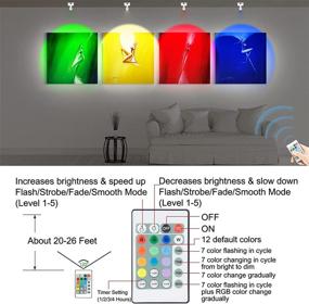 img 2 attached to HONGUT Spotlight Rechargeable Paintings Lights 2Pack