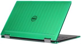 img 4 attached to 🔋 mCover iPearl Hard Shell Case - Green for 13.3" Dell XPS 13 9365 2-in-1 Convertible Laptop