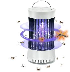 img 4 attached to 🦟 NALAX Portable Mosquito Killer Trap, 2000Ah Long Battery Life & USB Powered Rechargeable Insect Fly Zapper for Indoor Outdoor, Camping, Travel - Strong Suction Turbo Fan