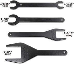 img 3 attached to 🔧 Powerbuilt 648746 4 Piece Fan Clutch Wrench Kit,Black: Ultimate Solution for Efficient Fan Clutch Work