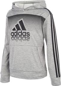 img 4 attached to Adidas Horizon Pullover Hoodie Heather Boys' Clothing - Active