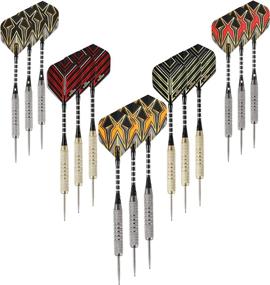 img 2 attached to CC-Exquisite 1 Professional Steel Tip Darts Set - 15 Piece 18 Grams Darts, 15 Aluminum Shafts, Dart Sharpener Tool, 15 O-Rings, and 8 Extra Replacement Flights