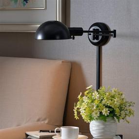 img 1 attached to 🔦 Perfect Swing Arm Wall Sconce: Kenroy Home 21010ORB Frye, Small Size, in Oil Rubbed Bronze