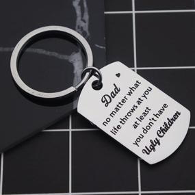 img 2 attached to Meibai Stainless Keychain Engraved Children