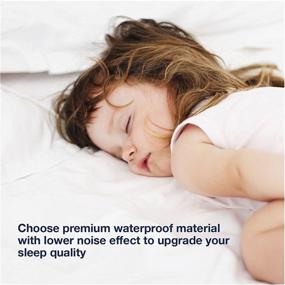 img 1 attached to 🛏️ EXQ Home Queen Size Waterproof Mattress Cover - Breathable & Noiseless Queen Mattress Protector with 10-18 Inches Deep Pocket