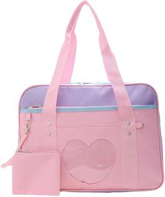 img 4 attached to Japanese School Handbag Shoulder Kawaii Women's Handbags & Wallets for Totes