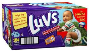 img 1 attached to Luvs Diapers Size 2 - Value Pack with 184 Diapers: Affordable and Reliable Baby Care