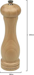 img 3 attached to 🌶️ Cole & Mason 20 cm Beech Capstan Pepper Mill with Precision Grinding