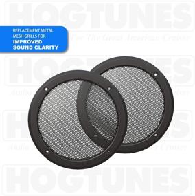 img 1 attached to 🔊 Hogtunes Ген4 462R-RM 6,5" 2 Ом задние динамики с грилями - Замена для моделей Harley-Davidson Ultra/Trike 2014 и выше.