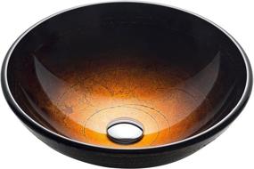 img 4 attached to 🌈 Kraus GV-580 Multicolor Copper Illusion Glass Vessel Bathroom Sink