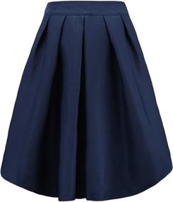 img 2 attached to FACE Womens Waisted Pleated Small Women's Clothing