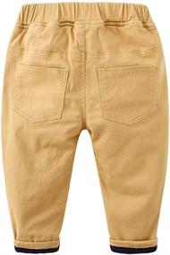 img 3 attached to Mud Kingdom Little Boys Winter Pants: Fleece-Lined with Elastic Waist - Warm and Comfortable