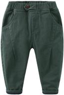 mud kingdom little boys winter pants: fleece-lined with elastic waist - warm and comfortable logo