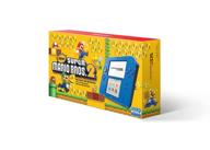 🎮 nintendo 2ds electric blue 2 bundle with new super mario bros. 2 - game pre-installed logo