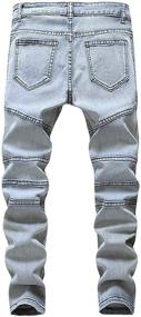img 3 attached to Ultimate Cool: Trendy Skinny Ripped Distressed Stretch Boys' Jeans