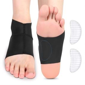 img 4 attached to Support Sleeve Protector Plantar Fasciitis