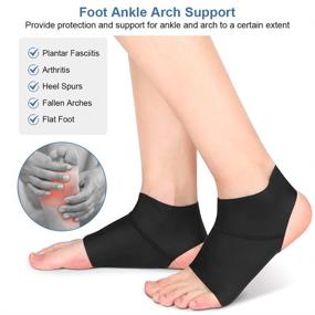 img 3 attached to Support Sleeve Protector Plantar Fasciitis