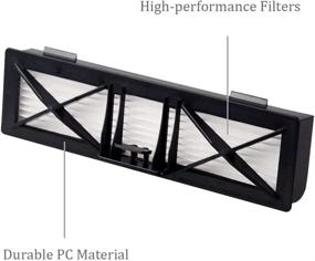 img 2 attached to 🔍 Set of 4 Replacement Filters for Neato-Botvac D Series - D75 D80 D85 & Neato Connected Series D3 D4 D5 D6 D7 Vacuum