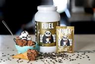 🐼 panda fuel premium protein: non-gmo whey blend with hydrolyzed collagen, casein, egg protein, probiotics, digestive enzymes - chocolate ice cream flavor - 25 servings logo