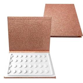 img 3 attached to 👁️ IAXSEE Eyelash Storage Case – Portable Travel Lash Box for 16 Pairs Eyelashes, Rose Gold 3D Eyelash Book with Sample Catalog Display Card