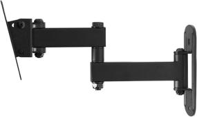 img 3 attached to Swift Mount SWIFT140-AP Multi-Position TV Wall Mount 📺 - Ideal for 25-inch TVs, Sleek Black Design, Compact Size