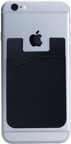 img 2 attached to 📱 Agentwhiteusa Stick-on Wallet for Cell Phones: Credit Card, Business Card & ID Holder for iPhone, Android & Most Smartphones