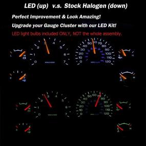 img 3 attached to 🔆 HERCOO 2002-2006 Dodge Ram 1500 2500 3500 Совместимые белые светодиодные лампы для приборной панели и спидометра