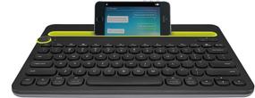 img 1 attached to 📱 Logitech K480: Bluetooth Multi-Device Keyboard with Phone Holder for Windows, Mac, Android and iOS