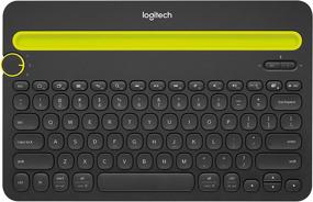 img 4 attached to 📱 Logitech K480: Bluetooth Multi-Device Keyboard with Phone Holder for Windows, Mac, Android and iOS