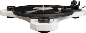 img 3 attached to 🎵 Crosley C3 Приводной вертушка с ременным приводом: 2-скоростной аудиофильский MDF, RCA-выход, белый.