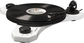 img 4 attached to 🎵 Crosley C3 Приводной вертушка с ременным приводом: 2-скоростной аудиофильский MDF, RCA-выход, белый.