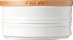 img 3 attached to Creuset America Canister Wood White