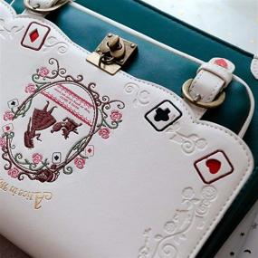 img 2 attached to 👜 Сумки и кошельки Wonderland для женщин: коллекция винтажной сумки-мессенджера и модного рюкзака