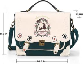 img 3 attached to 👜 Сумки и кошельки Wonderland для женщин: коллекция винтажной сумки-мессенджера и модного рюкзака