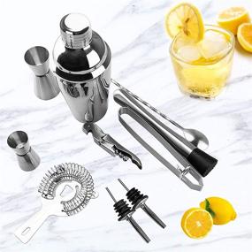 img 1 attached to 🍹 Beginner's Bartender Cocktail Set with Strainer