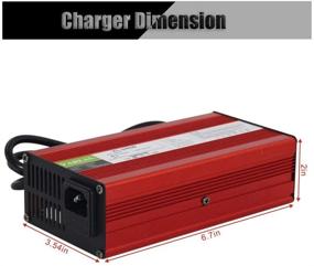 img 3 attached to 🔌 High-Quality 67.2V 3A Charger for 16S 60V Li-ion Battery: Global Certification & Smart Charging Technology