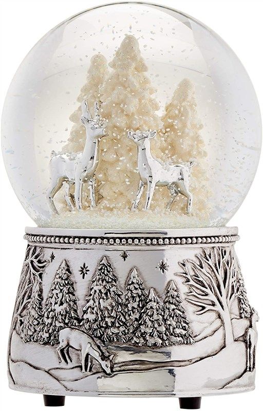 reed barton north christmas snowglobe 로고