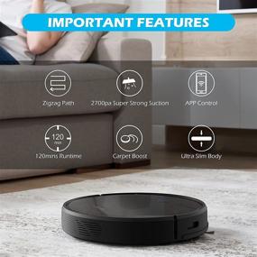 img 3 attached to 🤖 Self-Charging Robot Vacuum Cleaner with Advanced Navigation