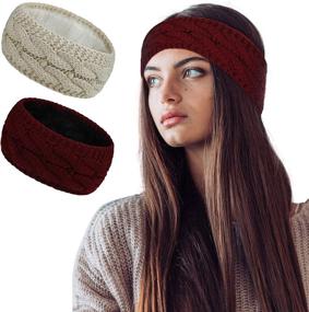 img 4 attached to Styla Hair Fleece Weather Headband Outdoor Recreation in Outdoor Clothing